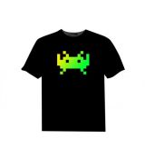 Tričko Space Invaders - Cool Green - L